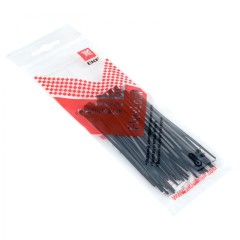 Хомут P6.6 стандартный (ч), 2.5x100 (50шт) FlexLock PROxima plc-fl-ctsb-2.5x100-r