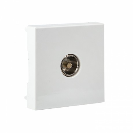 Розетка ТВ, 2 модуля EKF E2MA00-027-10