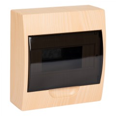Щит распределительный навесной ЩРН-П- 8 светлое дерево IP41 EKF PROxima pb40-n-8-light