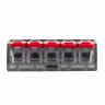Клемма СМК 221-415 5 отверстий 0.2-4.0 мм2 блистер (5шт.) EKF PROxima plc-smk-221-415b