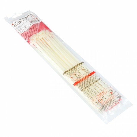 Хомут P6.6 стандартный (б), 3.6x250 (100шт) FlexLock PROxima plc-fl-ctsw-3.6x250