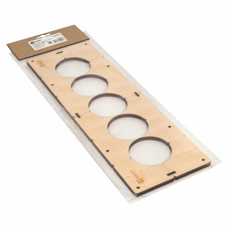 Шаблон для подрозетников c 5 отв. диам. 68 мм EKF Expert sh-d68-5