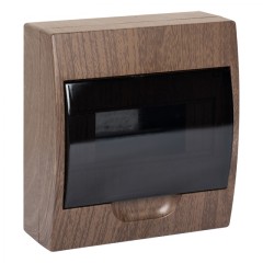 Щит распределительный навесной ЩРН-П- 8 темное дерево IP41 EKF PROxima pb40-n-8-dark