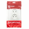 Валенсия лицевая панель розетка 2-местной б/з 10А жемчуг с защ. штор. EKF PROxima ESR10-L-102-50