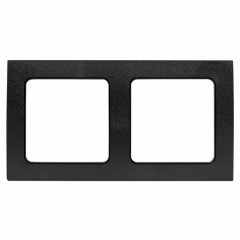 Стокгольм Рамка 2-местная черная EKF PROxima EXM-G-303-30