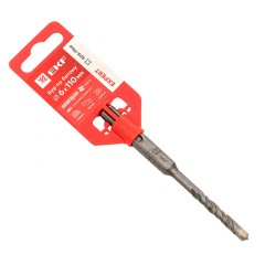 Бур по бетону SDS-plus 6х110 мм (4 резца)(4S спираль)EKF Expert db-6-110-4x4