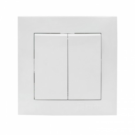 Валенсия выключатель 2-кл. 10А белый EKF PROxima EWV10-023-10