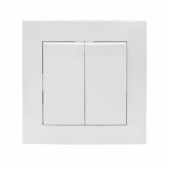 Валенсия выключатель 2-кл. 10А белый EKF PROxima EWV10-023-10