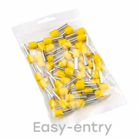 Наконечник штыревой втулочный изолированный НШвИ 6,0-12 (50шт.) EKF PROxima nhvi-6.0-12