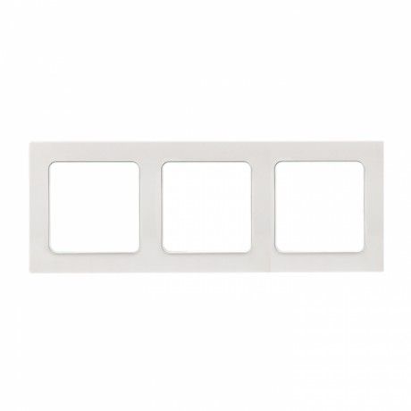 Стокгольм Рамка 3-местная белая EKF PROxima EZM-G-302-20