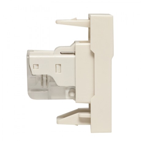 Розетка RJ45 кат. 5e, 1 модуль EKF E1MK015E-135-10