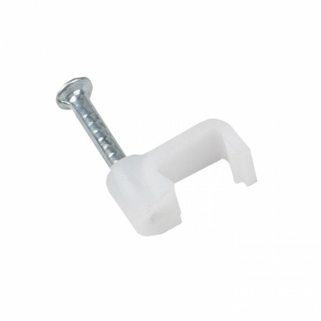 Скоба крепежная квадратная (плоская) (4мм.) (50шт.) EKF PROxima plcn-ss-4