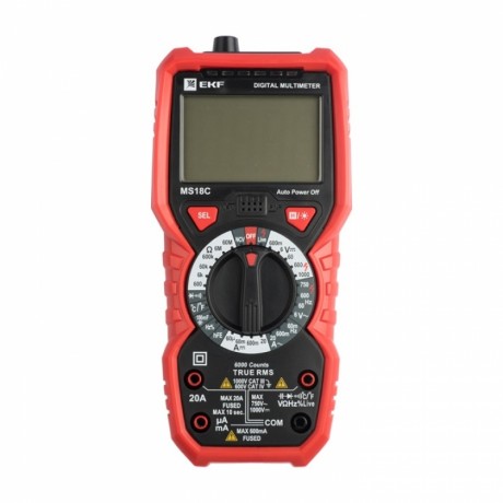 Мультиметр цифровой MS18C EKF Expert In-180701-pm18C