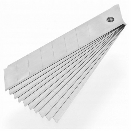 Набор сменных лезвий 18 мм СМ-30 (10 шт, SK4, 7 сегментов) EKF Expert cm-s30