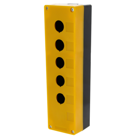 Корпус КП105 пластиковый 5 кнопок желтый EKF PROxima cpb-105-o