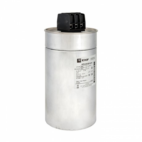 Конденсатор косинусный КПС-0,4-50-3 EKF PRO kps-0,4-50-3-pro