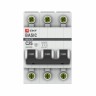 Автоматический выключатель 3P 25А (C) 4,5кА ВА 47-29 EKF Basic mcb4729-3-25C