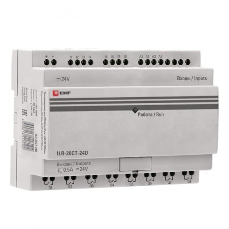 Программируемое реле 20 в/в т 24В PRO-Relay EKF PROxima ILR-20CT-24D