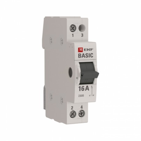 Трехпозиционный переключатель 1P 16А EKF Basic tps-1-16
