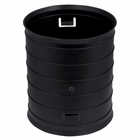 Муфта быстросъемная для двустенных труб d160 мм черная EKF-Plast CQR160