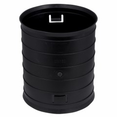 Муфта быстросъемная для двустенных труб d160 мм черная EKF-Plast CQR160