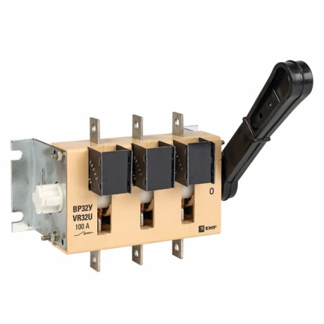 Выключатель-разъединитель ВР32У-31А31220 100А 1 направ. с д/г камерами несъемная левая/правая рукоятка MAXima EKF PROxima uvr32-31a31220