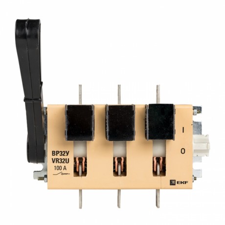 Выключатель-разъединитель ВР32У-31А31220 100А 1 направ. с д/г камерами несъемная левая/правая рукоятка MAXima EKF PROxima uvr32-31a31220