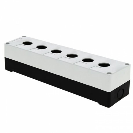 Корпус КП106 пластиковый 6 кнопок белый EKF PROxima cpb-106-w