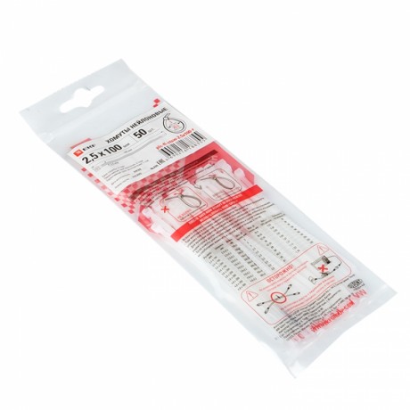 Хомут P6.6 стандартный (б), 2.5x100 (100шт) FlexLock PROxima plc-fl-ctsw-2.5x100