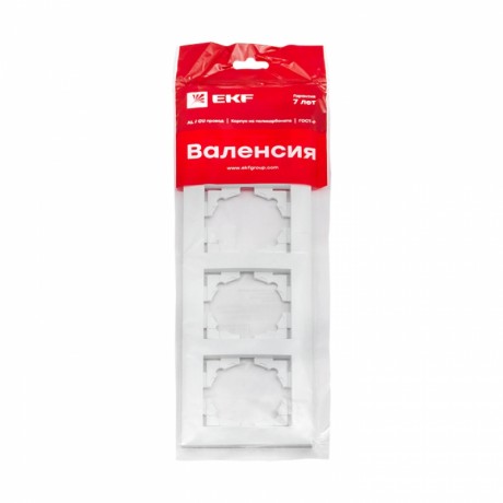 Валенсия рамка 4-местная белая EKF PROxima EWM-G-304-10