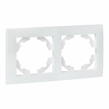 Валенсия Рамка 2-местная жемчуг EKF EWM-G-302-50