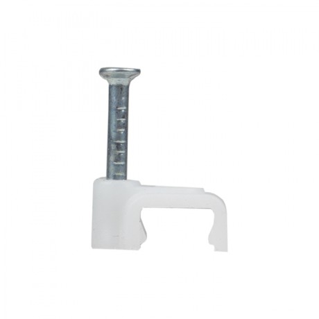 Скоба крепежная квадратная (плоская) (6мм.) (50шт.) EKF PROxima plcn-ss-6