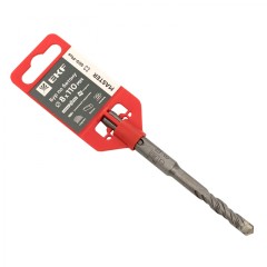 Бур по бетону SDS-plus 8х110 мм (2 резца)(4S спираль) EKF Master db-8-110-2x4