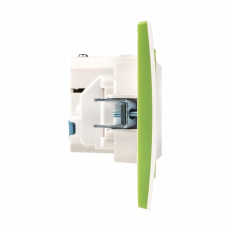 Стокгольм Рамка 2-местная белая с линией цвета зеленый EKF PROxima EXM-G-303-20