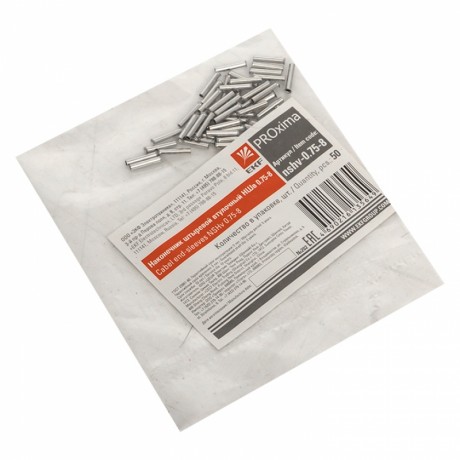 Наконечник штыревой втулочный НШв 0.75-8 (уп50шт) EKF PROxima nshv-0.75-8