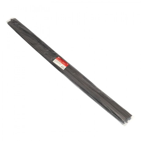 Термоусаживаемая трубка ТУТ нг 10/5 черная в отрезках по 1м EKF PROxima tut-10-b-1m