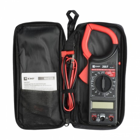 Токовые клещи цифровые 266F EKF Master In-180702-bc266F