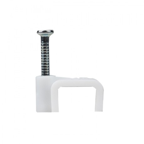 Скоба крепежная квадратная (плоская) (8мм (50шт.) EKF PROxima plcn-ss-8