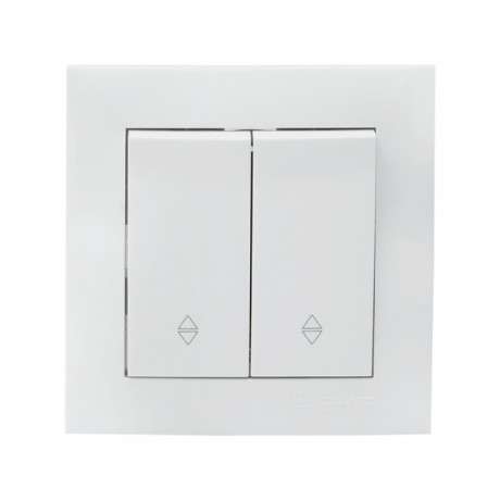 Валенсия выключатель 2-кл. 10А белый проходной EKF PROxima EWV10-027-10