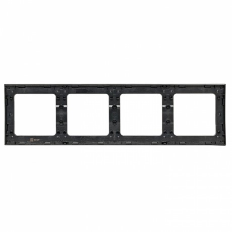 Стокгольм Рамка 4-местная черная EKF PROxima EAM-G-303-30