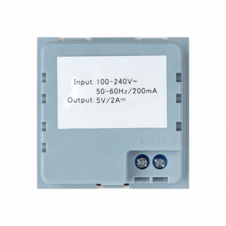 Розетка USB A+A, 2.1А, 2 гнезда, без индикатора EKF E2MR2-20USB-10