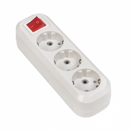 Колодка 3 гн. 16А 3,5кВт c выкл. с/з Эксперт EKF PROxima AKB16-3i