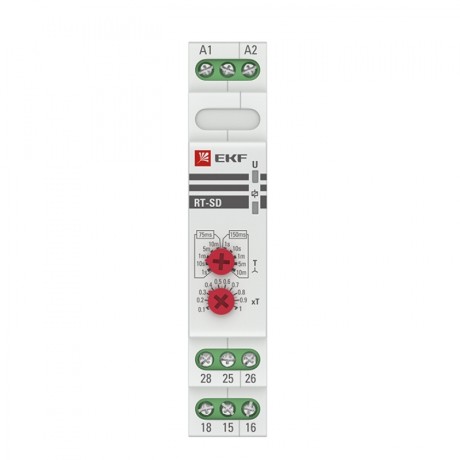 Реле времени (для двигателей звезда-треугольник) RT-SD EKF PROxima rt-sd