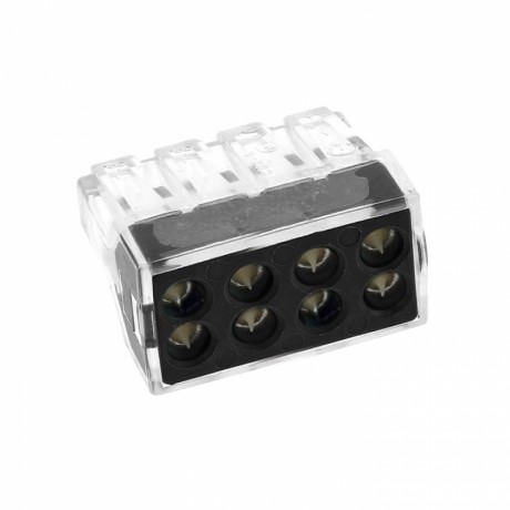 Строительно-монтажная клемма СМК 773-108 8 отверстий 1,0-2,5мм2 (50шт.) EKF PROxima plc-smk-108