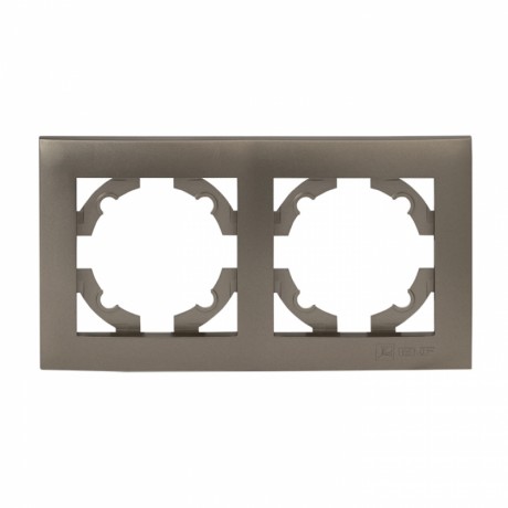 Валенсия Рамка 2-местная кашемир EKF EWM-G-302-40