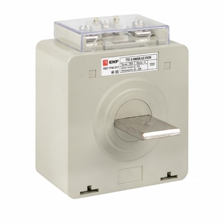 Трансформатор тока ТТЕ-A-400/5А с клеммой напряжения класс точности 0,5 EKF PROxima tte-S-400