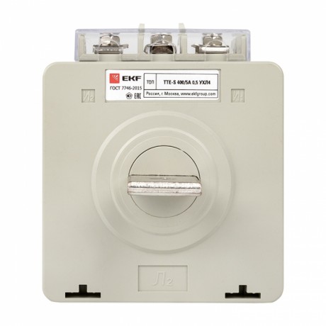 Трансформатор тока ТТЕ-A-400/5А с клеммой напряжения класс точности 0,5 EKF PROxima tte-S-400