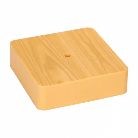 Коробка разветвительная KMP-030-032 (100х100х28) светлое дерево EKF PROxima plc-kmr-030-032-s