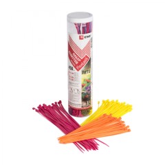 Набор хомутов цветных Лето (450 шт.): 2,5х100, 3,6х200, 3,6х300 FlexLock PROxima plc-fl-set-su