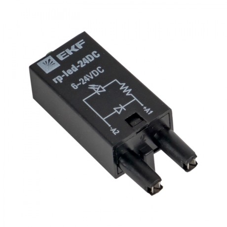 Модуль светодиодный 24 VDC для промежуточных реле RP EKF AVERES rp-led-24DC
